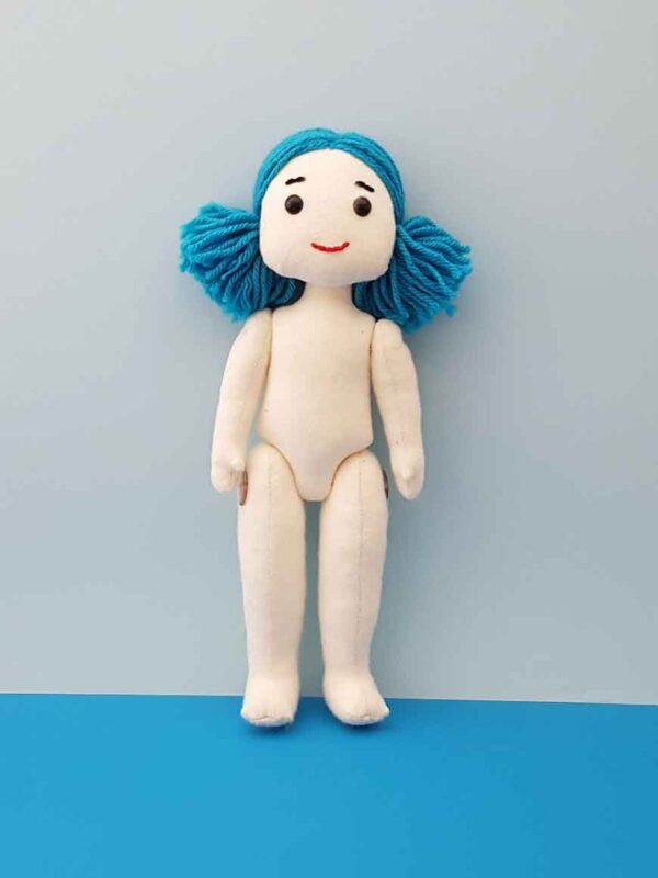 Oyuncak Bez Bebek Zehsa 32cm + Uyku Takımı Seti