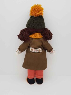 Oyuncak Bez Bebek Zehsa 32cm + Kış Kombini