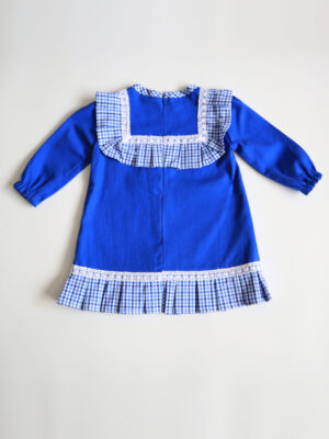 Kız Bebek Elbise Ekoseli